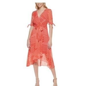 Tommy Hilfiger | Orange Faux
Wrap Dress 6